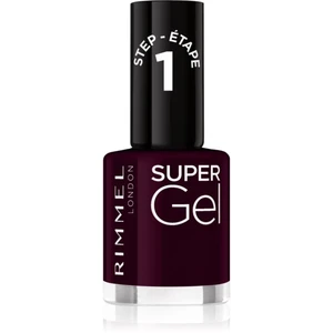 Rimmel Super Gel gélový lak na nechty bez použitia UV/LED lampy odtieň 064 Plum Pudding 12 ml