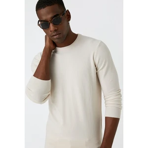 Koton Sweater - Ecru - Regular fit