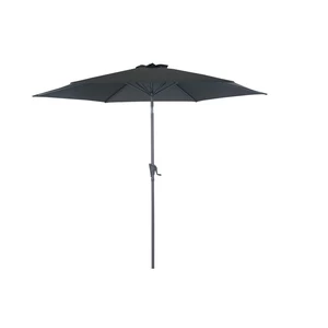 Czarny parasol ogrodowy ø 300 cm Roja – Rojaplast