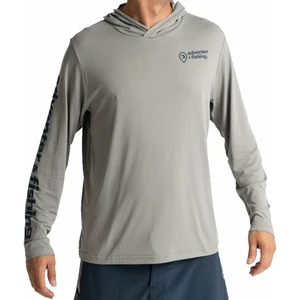 Adventer & fishing Sweat à capuche Functional Hooded UV T-shirt Limestone L