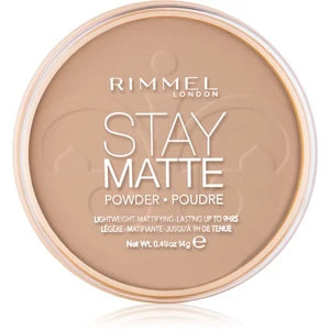 Rimmel Stay Matte púder odtieň 010 Warm Honey 14 g