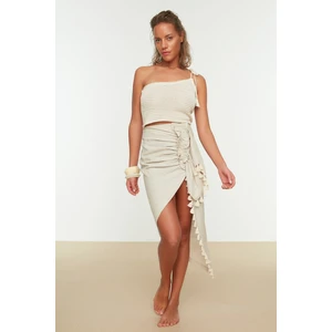 Trendyol Skirt - Beige - Maxi