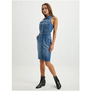 Blue Women Denim Dress Guess Stacie - Women