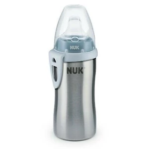 NUK Active Cup Stainless Steel detská fľaša Blue 215 ml
