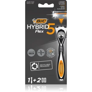 BIC FLEX5 Hybrid holicí strojek + 2 náhradní hlavice