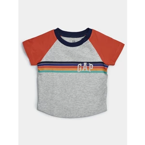 GAP Baby tričko Logo arch raglan tee