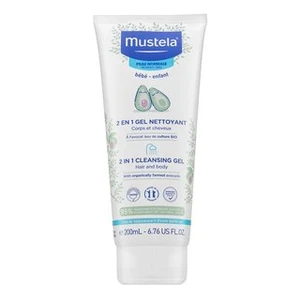 Mustela Detský sprchový gél na telo a vlasy (2 in 1 Clean sing Gel) 200 ml
