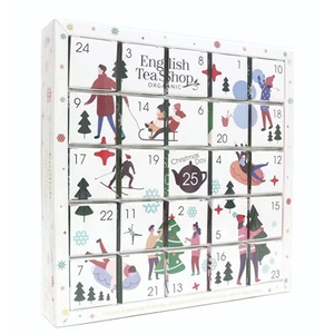 English Tea Shop Adventní kalendář Puzzle bílé BIO 25 pyramidek