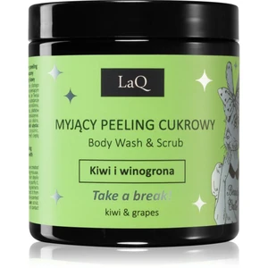 LaQ Bunny Kiwi & Grapes osvěžující cukrový peeling 200 ml