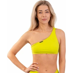 Nebbia One Shoulder Bandeau Bikini Top Dámské plavky Green S