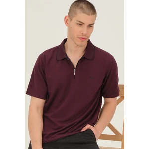 T0736 DEWBERRY MEN'S T-SHIRT-BURGUNDY