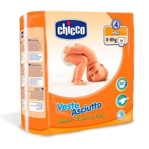 CHICCO Plenky jednorázové Maxi (8-18 kg) 19 ks