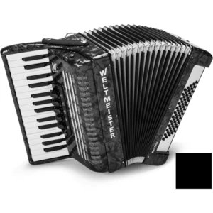 Weltmeister Kristall 30/60/III/5 Noir Accordéon à touches