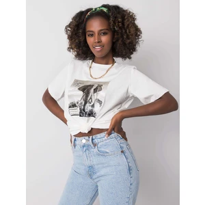 White t-shirt with photo print