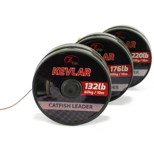 Zfish šňůrka kevlar braid hnědá 10 m-průměr 176 lb / nosnost 80 kg