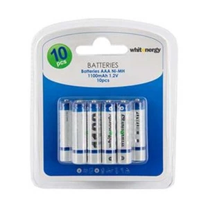 Nabíjacia mikrotužková batéria AAA, White Energy 1100mAh Ni-MH, 10 kusov