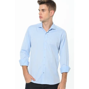 G675 DEWBERRY MEN's SHIRT-BLUE