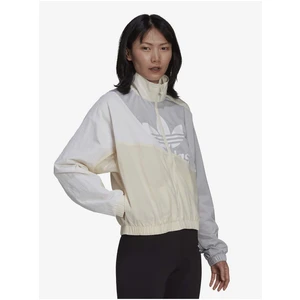 Cream-Grey Women's Lightweight Jacket adidas Originals - Women