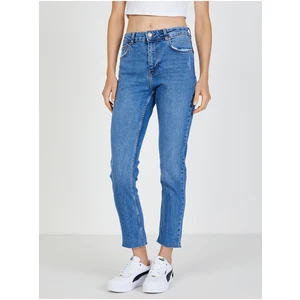 Modré dámské zkrácené skinny fit džíny TALLY WEiJL - Dámské