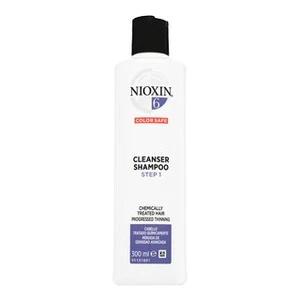 Nioxin System 6 Cleanser Shampoo čistiaci šampón pre chemicky ošetrené vlasy 300 ml