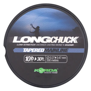 Korda vlasec longchuck tapered mainline clear 300 m - 0,27-0,47 mm 10-30 lb