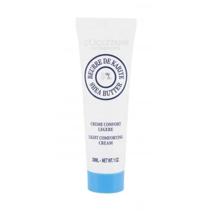 L´Occitane Shea Butter Light Comforting Cream 30 ml denní pleťový krém na normální pleť; na smíšenou pleť; na alergickou pleť