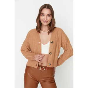 Trendyol Cardigan - Brown - Regular fit