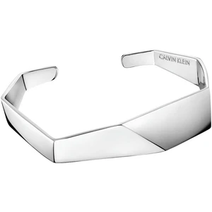 Calvin Klein Otevřený ocelový náramek Origami KJATMF0001 5,4 x 4,3 cm - XS