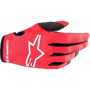 Alpinestars Radar Gloves Red/White 2XL Rękawice motocyklowe