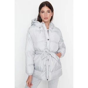 Trendyol Winter Jacket - Gray - Puffer