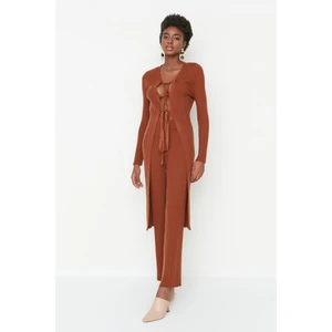 Trendyol Two-Piece Set - Brown - Regular fit