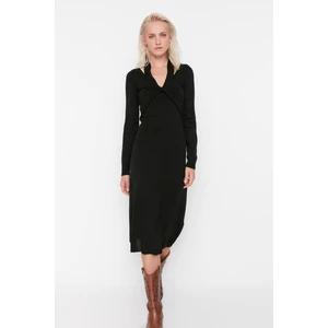 Trendyol Black Halter Neck Sweater Dress
