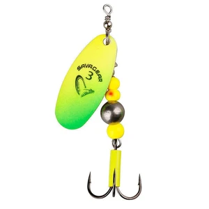 Savage gear třpytky caviar spinner fluo yellow/chartreuse-velikost 4 14 g