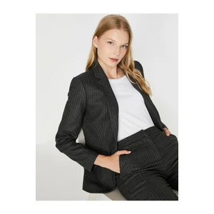 Koton Blazer - Gray - Regular fit
