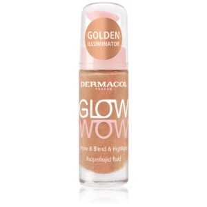 Dermacol Glow Wow Prime & Blend & Highlight fluid upiększający z ujednolicającą i rozjaśniającą skórę formułą 20 ml