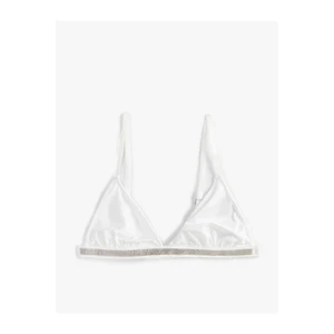 Koton Bridal Bra Unfilled Unsupported Stone Detailed