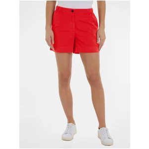 Red Women's Shorts Tommy Hilfiger 1985 Co Pull On Short - Women