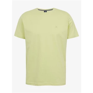 Žluté pánské tričko LERROS - Pánské
