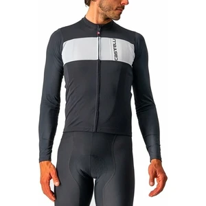 Castelli Prologo 7 Long Sleeve Jersey Light Black/Silver Gray-Ivory 3XL