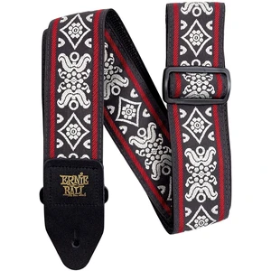 Ernie Ball Blackjack Red Jacquard Strap