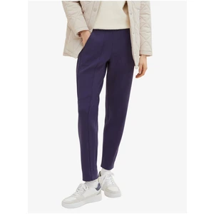 Dark blue Tom Tailor Women's Trousers - Women