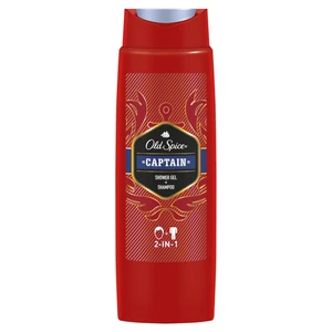 Old Spice Sprchový gél na telo a vlasy Captain (Shower Gel + Shampoo) 250 ml