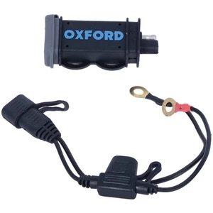 Oxford USB 2.1Amp Fused power charging kit Prise USB / 12V moto