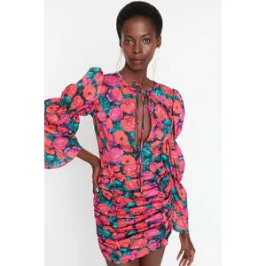 Trendyol Multi Colored Poplin Dress