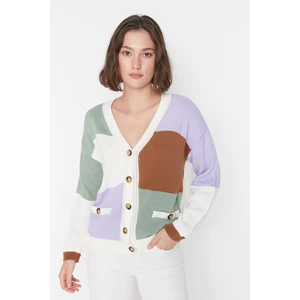 Trendyol Cardigan - Purple - Regular fit