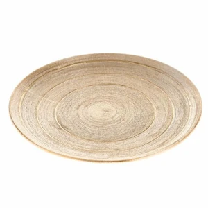 Keramický tác - zlatý 25,5 cm [Dárkový Sortiment A Dekorace]