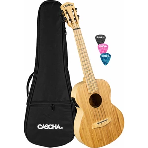 Cascha HH 2314E Bamboo Tenorové ukulele Natural