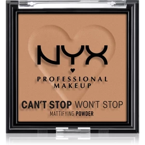 NYX Professional Makeup Can't Stop Won't Stop Mattifying Powder matující pudr odstín 07 Caramel 6 g