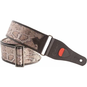 RightOnStraps Glitter Snake Skórzane gitarowe pasy Snakeskin