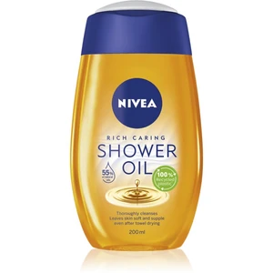 Nivea Natural Oil sprchový olej pro suchou pokožku 200 ml